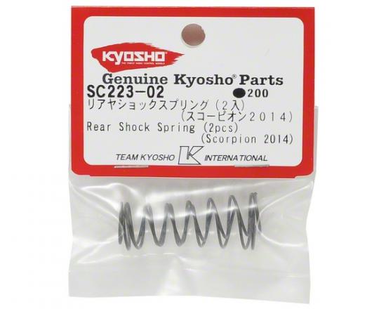 Kyosho Rear Shock SRPINGS (2) Scorpion 2014