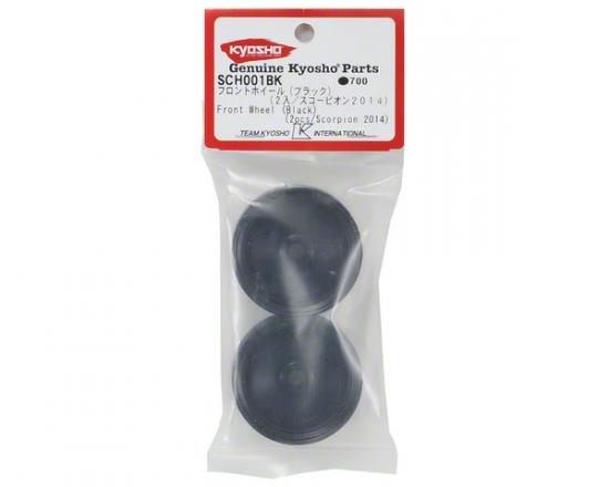 Kyosho Front Wheel (2) Scorpion 2014 - Black