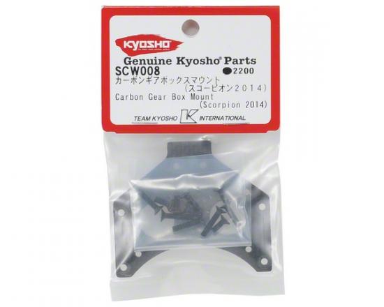 Kyosho Carbon Gear Box Mount Scorpion 2014