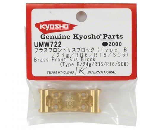 Kyosho Brass Front 24G Supension Block Ultima Rb6/Rt6/SC6