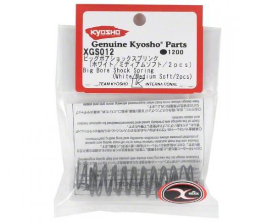 Kyosho Big Bore Shock Springs Medium Soft White (2) L-Size W5304V