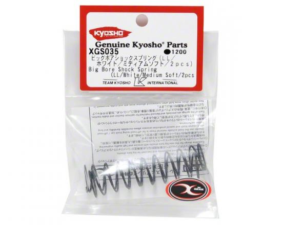 Kyosho Big Bore Shock Springs Soft White (2) Ll-Size W5305V