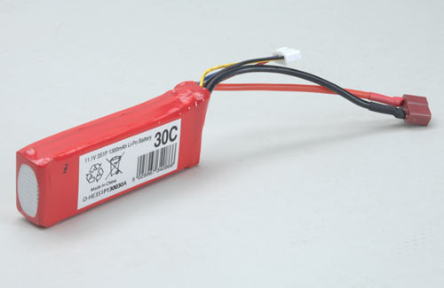 Hi-Energy 3S 1300mAh 30C Li-Po With Deans
