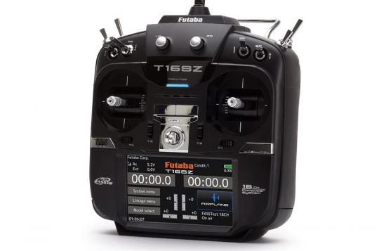 Futaba T16SZ 16-Channel 2.4GHz (Mode 2) Combo with R7008SB Receiver (Euro)