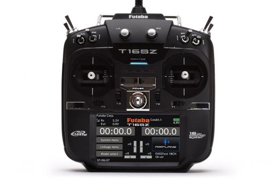 Futaba T16SZ 16-Channel 2.4GHz (Mode 2) Combo with R7008SB Receiver (Euro)
