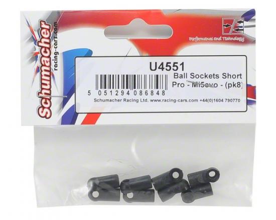 Ball Sockets Short Pro - Mi5 Evo (8) Black