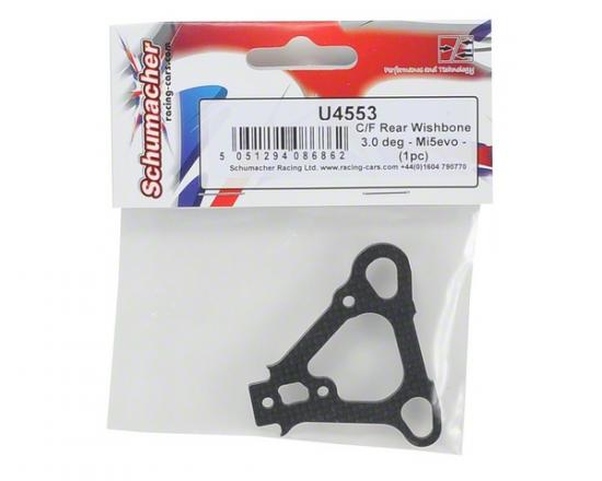 Carbon Fibre Rear Wishbone 3.0 deg - Mi5evo - (1) ** CLEARANCE **