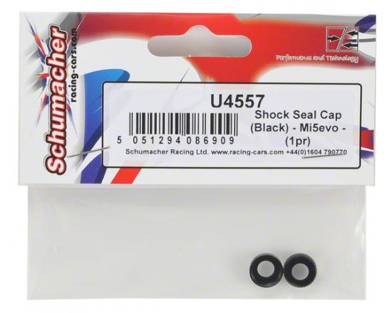 Shock Seal Cap (Black) - Mi5evo - (1pr)