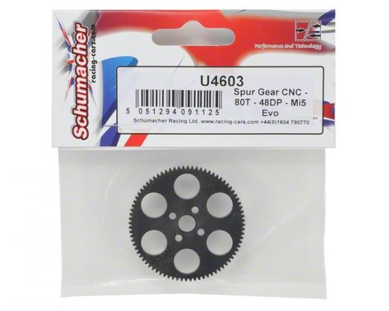 Spur Gear CNC - 80T - 48DP - Mi4/5