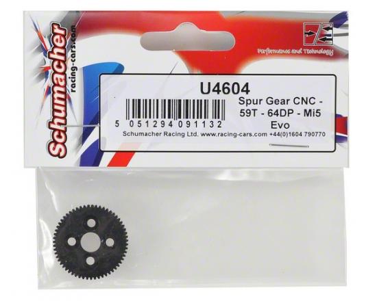 Spur Gear CNC - 59T - 64DP - Mi4/5