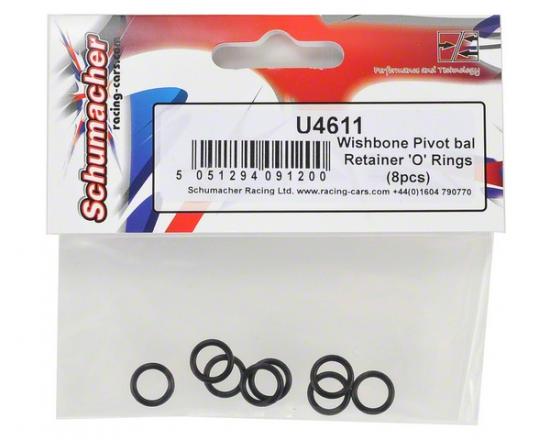 Wishbone Pivot ball Retainer O Rings (8)