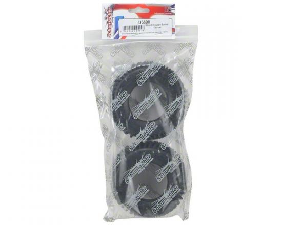 Schumacher Silver Spiral - Fits 1:10 Short Course - 1 Pair