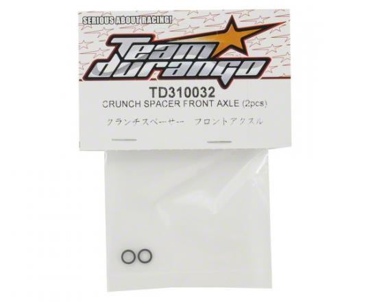 Team Durango Front Axle Crunch Spacer DEX410 (2) ** CLEARANCE **