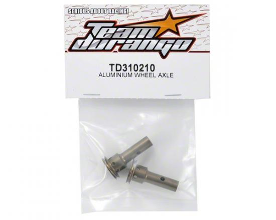 Team Durango Aluminium Wheel Axle DEX408/DNX408 (2) ** CLEARANCE **