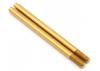 Team Durango Titanium Rear Shock Shaft Gold DEX408 (2) ** CLEARANCE **