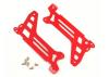 Traxxas Main frame side plate outer (2) (red-anodized) (Aluminium)/ screws (6)