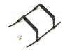 Traxxas Landing skid set (black-anodized)/ screws (4) (assembled)