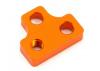 XRay T415 Aluminium Motor Mount Plate - Orange