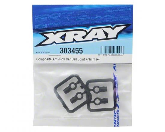 XRay Composite Anti-Roll Bar Ball Joint 4.9 mm (4)