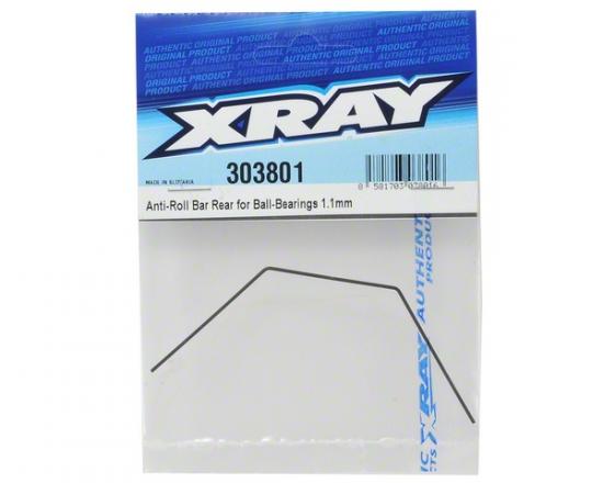 XRay Anti-Roll Bar For Ball Bearings - Rear 1.1 mm