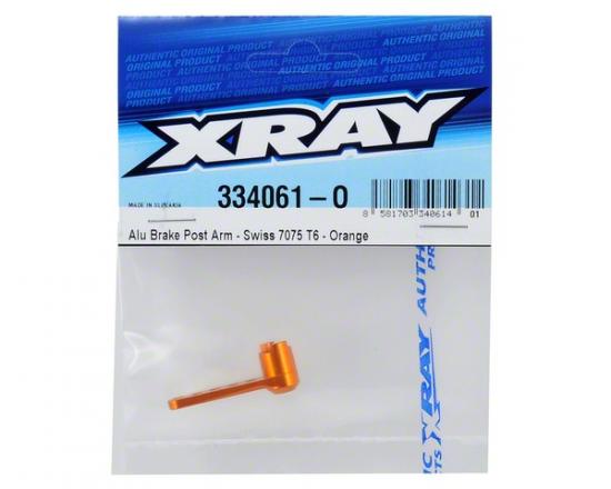 XRay Aluminium Brake Post Arm - Swiss 7075 T6 - Orange ** CLEARANCE **