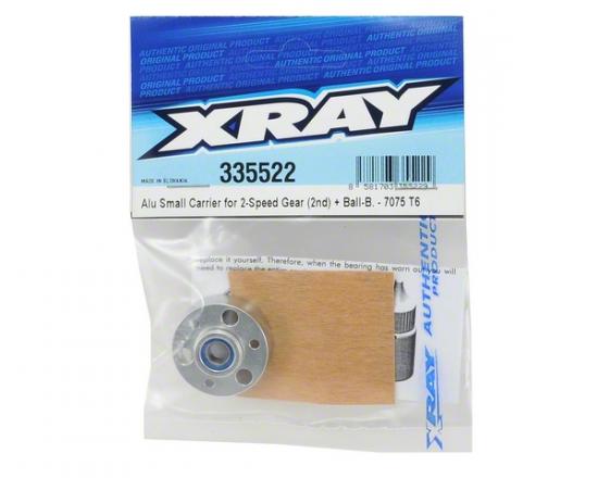 XRay Aluminium Small Carrier For 2-Speed Gear (2nd) + Ball Bearing - Aluminium 7075 T6