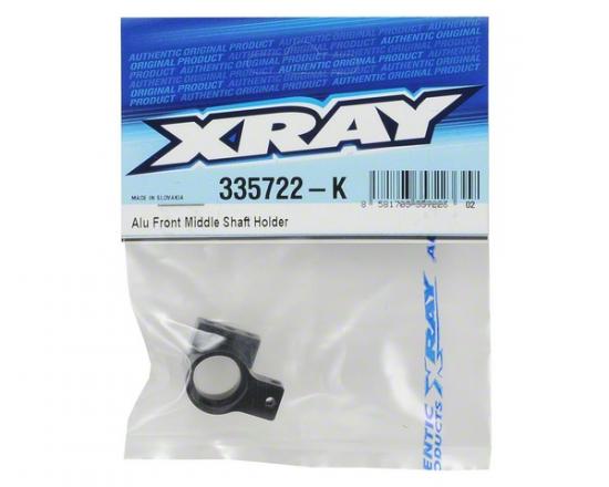 XRay Aluminium Front Middle Shaft Holder - Black