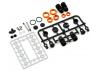 XRay Aluminium Shock Absorber-Set - Orange (2)