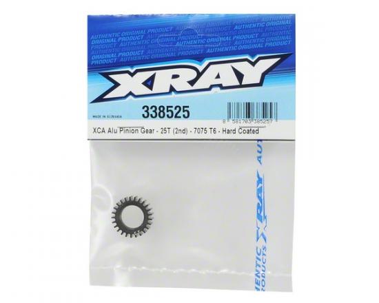 XRay Xca Aluminium 7075 T6 Hardcoated Pinion Gear - 25T (2nd)