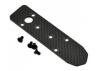 XRay Graphite Chassis Cover Front