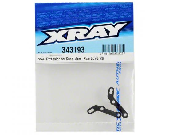 XRay Steel Extension For Suspension Arm - Rear Lower (2)