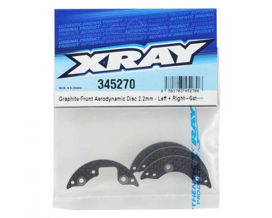 XRay Graphite Front Aerodynamic Disc 2.2mm - Left+Right - Set