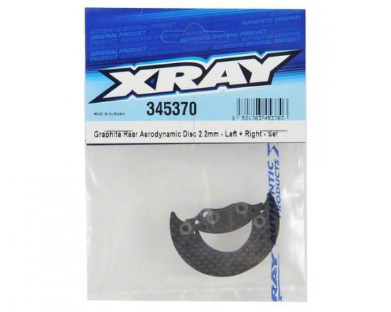 XRay Graphite Rear Aerodynamic Disc 2.2mm - Left+Right - Set
