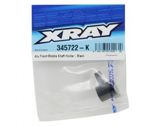 XRay Aluminium Front Middle Shaft Holder - Black