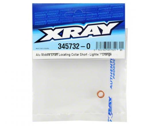 XRay Aluminium Middle Shaft Locating Collar - Short - Lightweight - Orange