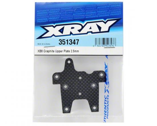 XRay XB8 Graphite Upper Plate