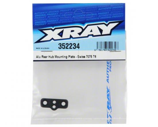 XRay XB8 Aluminium Rear Hub Mounting Plate - Swiss 7075 T6