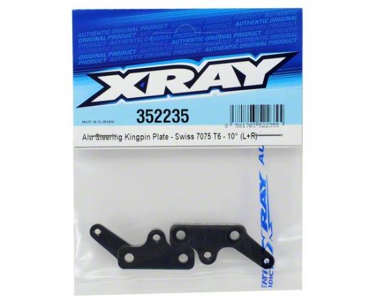 XRay XB8 Aluminium Steering Kingpin Plate - Swiss 7075 T6 - 10 (L+R)