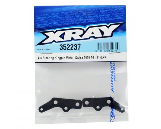 XRay XB8 Aluminium Steering Kingpin Plate - Swiss 7075 T6 - 6 (L+R)