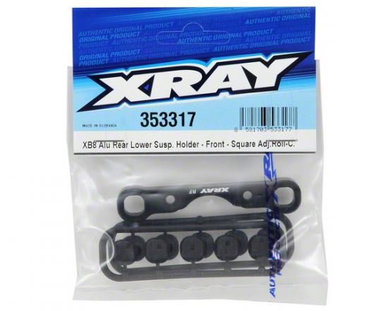 XRay XB8 Aluminium Rear Lower Susp. Holder - Front - Rf - Swiss 7075 T6 ** CLEARANCE **