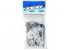 XRay XB8 Front Shock Absorbers + Boots Complete Set (2)