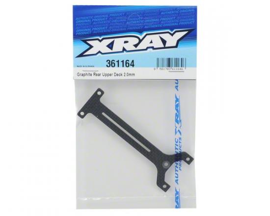 XRay Graphite Rear Upper Deck 2.0mm