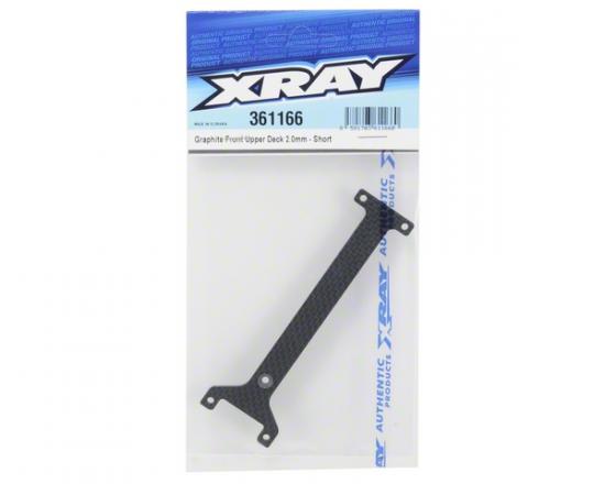 XRay Graphite Front Upper Deck 2.0mm - Short