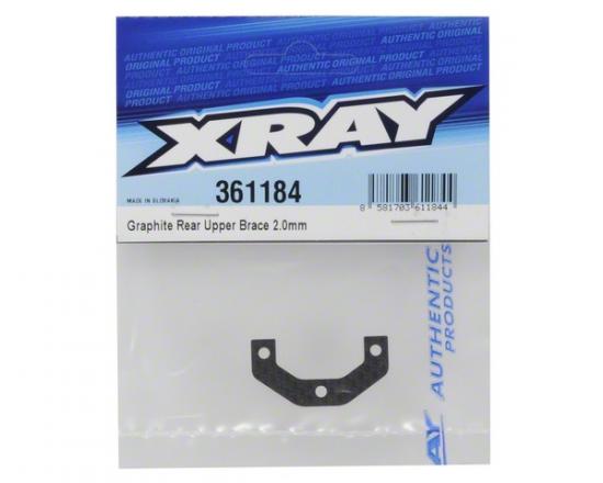 XRay Graphite Rear Upper Brace 2.0mm