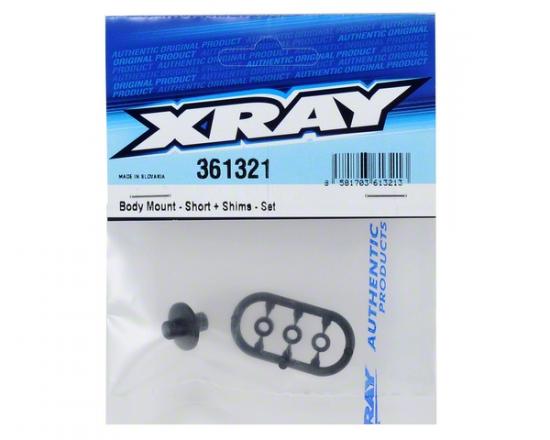 XRay Body Mount - Short + Shims - Set