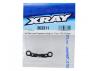 XRay Aluminium Rear Lower Susp. Holder +2 - Front - 7075 T6 (5mm)