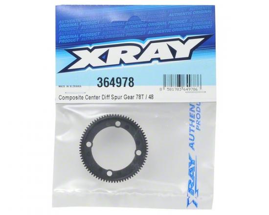 XRay Composite Center Diff Spur Gear 78T / 48