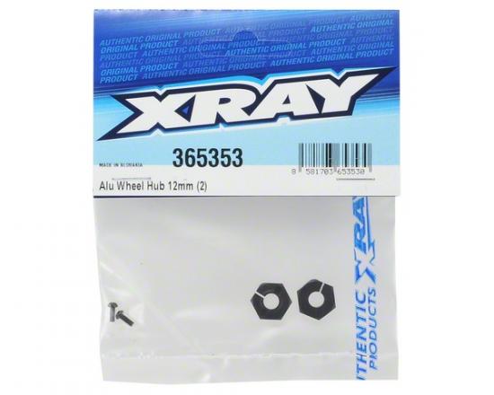XRay Aluminium Wheel Hub 12mm (2)