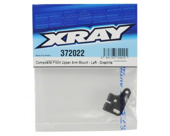 XRay Composite Front Upper Arm Mount - Left - Graphite