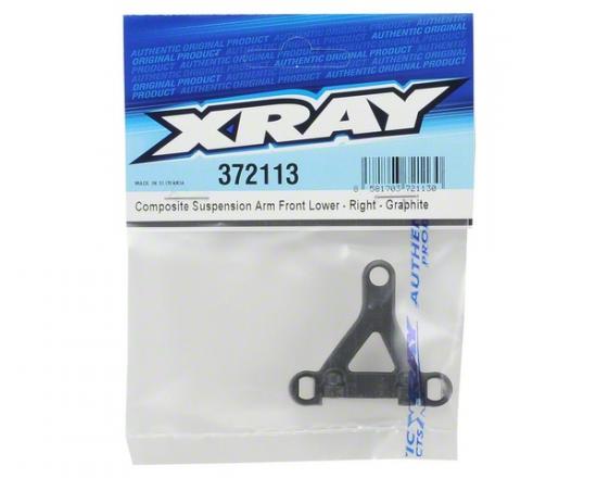 XRay Composite Suspension Arm - Front Lower - Right - Graphite